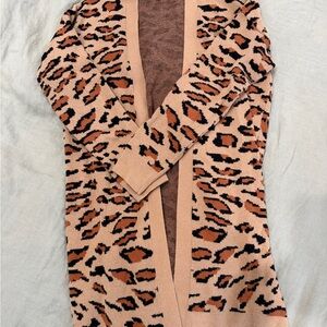 Splendid Digital leopard print long Cardigan